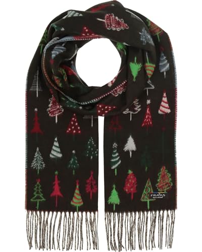 FRAAS Cashmink Weihnachtsschal - warmer Schal mit Winter-Motiv für Damen und Herren - 35 x 200 cm - Made in Germany von FRAAS