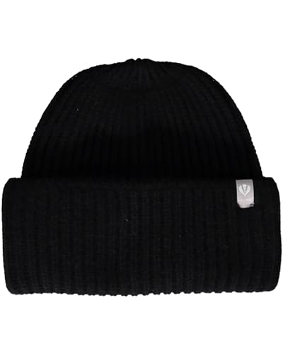 FRAAS Damen Mütze aus Kaschmir - 24 x 20 cm - warme Beanie mit Rippenmuster von FRAAS