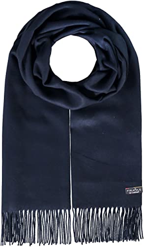 FRAAS Cashmink Schal 56 x 200 cm - Weicher als Kaschmir - Made in Germany - Stola einfarbig für Damen - XXL Schal Navy von FRAAS