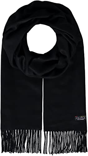 FRAAS Cashmink Schal 56 x 200 cm - Weicher als Kaschmir - Made in Germany - Stola einfarbig für Damen - XXL Schal Schwarz von FRAAS