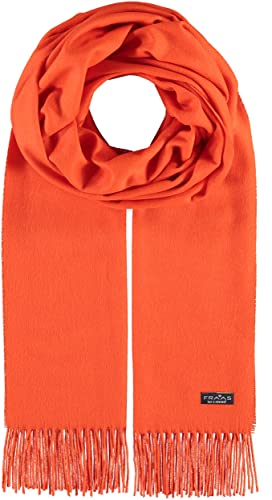 FRAAS Cashmink Schal 56 x 200 cm - Weicher als Kaschmir - Made in Germany - Stola einfarbig für Damen - XXL Schal Orange von FRAAS