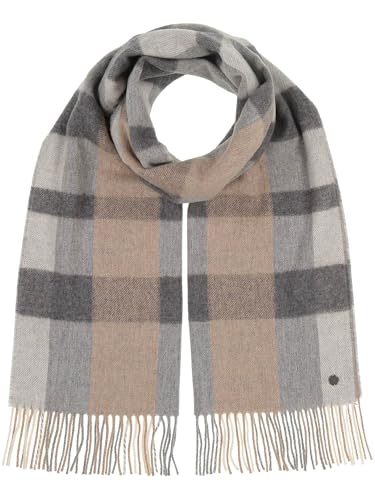FRAAS Damen-Schal aus Wolle mit Karo-Design - 43 x 195 cm - Perfekt für Herbst und Winter - Made in Germany - Sustaninability Edition Greige FRAAS Damen-Schal aus Wolle mit Karo-Design - 43 x 195 cm - Perfekt für Herbst und Winter - Made in Germany - Sustaninability Edition Greige von FRAAS