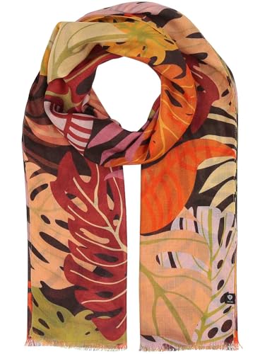 FRAAS Damen Schal mit Blatt-Muster - 58 x 178 cm - leichtes Accessoire aus 100% reiner Viskose - Sustainability Edition von FRAAS
