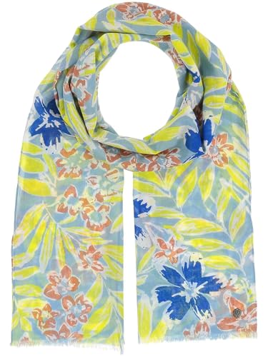 FRAAS Damen Schal mit Blumen-Print - 50 x 180 cm Größe - aus Baumwolle von FRAAS