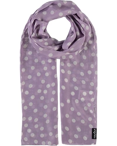 FRAAS Damen-Schal mit Punkte-Muster - perfekt für Frühling und Sommer - luftiges Mode-Accessoire Lavendel von FRAAS