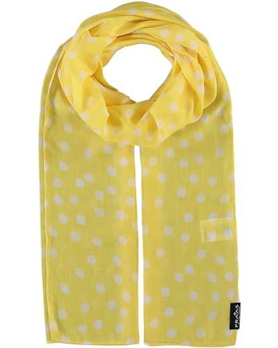 FRAAS Damen-Schal mit Punkte-Muster - perfekt für Frühling und Sommer - luftiges Mode-Accessoire Lemon von FRAAS