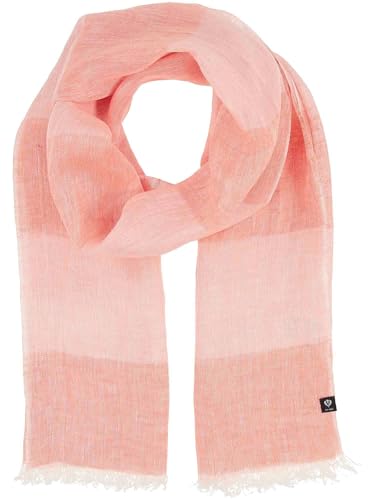 FRAAS Damen Schal mit Streifen - 60 x 180 cm - leichter Schal für den Sommer aus Leinen Strawberry FRAAS Damen Schal mit Streifen - 60 x 180 cm - leichter Schal für den Sommer aus Leinen Strawberry von FRAAS