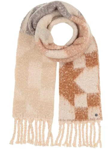 FRAAS Damen-Schal mit langen Fransen - 40 x 225 cm Größe - Warmer XXL-Schal mit Muster-Mix - Perfekt für den Winter von FRAAS