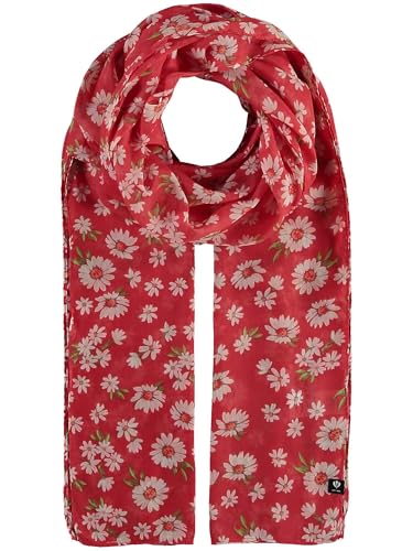 FRAAS Damen Stola mit Blümchen-Print angenehm & weich Rot von FRAAS