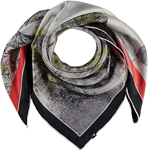 FRAAS Damen Tuch aus reiner Seide im Ethno-Style seidig & glänzend Rot von FRAAS