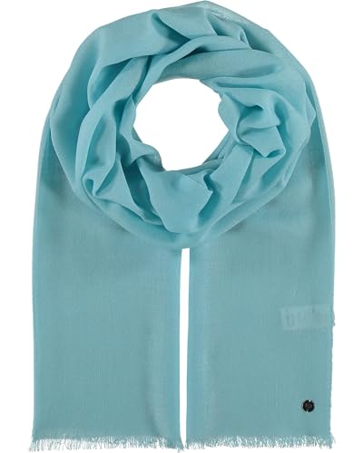 FRAAS Woll-Schal für Damen & Herren - Maße 70 x 190 cm - Damen Schal in vielen verschiedenen Farben - Perfekt für Frühling & Sommer Turquoise von FRAAS