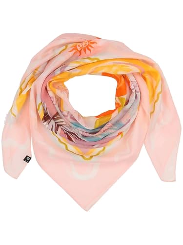 FRAAS Halstuch Damen mit Urlaubsmotiven - 103 x 103 cm - in Seidenmischung - leichter Schal für den Sommer von FRAAS