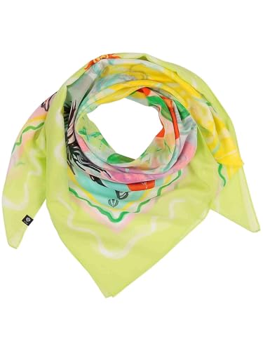 FRAAS Halstuch Damen mit Urlaubsmotiven - 103 x 103 cm - in Seidenmischung - leichter Schal für den Sommer von FRAAS