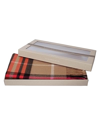 FRAAS Kaschmir Schal 42 x 190 cm - Schal kariert für Damen und Herren - The Plaid - Verpackt in Geschenkbox Rabbit von FRAAS