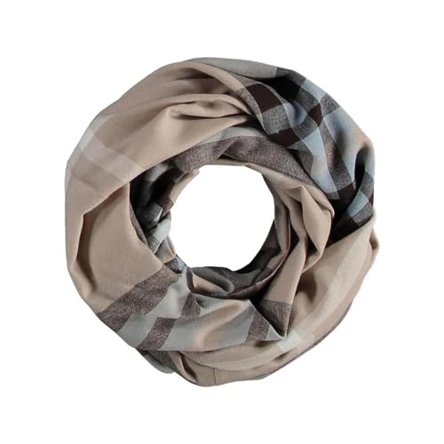 FRAAS Loop Schal 60 x 78 cm - Made in Germany - Karierter Schlauch-Schal für Damen - Polyacryl von FRAAS