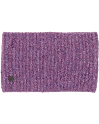 FRAAS Mini-Loop für Damen - 22 x 13 cm - einfarbiger Strickschal warm und weich - für die kalte Jahreszeit - Sustainability Edition Berry von FRAAS