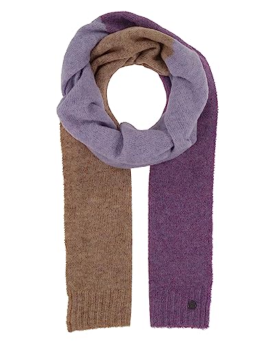 FRAAS Schal für Damen und Herren - 40 x 180 cm - gestreifter Strickschal - Strick-Stola warm und weich - für die kalte Jahreszeit - Sustainability Edition Berry von FRAAS