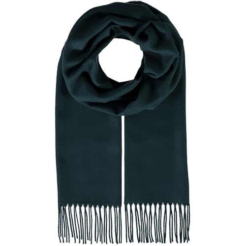 FRAAS Cashmink Schal 30 x 180 cm - Weicher als Kaschmir - Made in Germany - Schal einfarbig für Damen und Herren - Perfekt für Herbst und Winter Dark Petrol von FRAAS