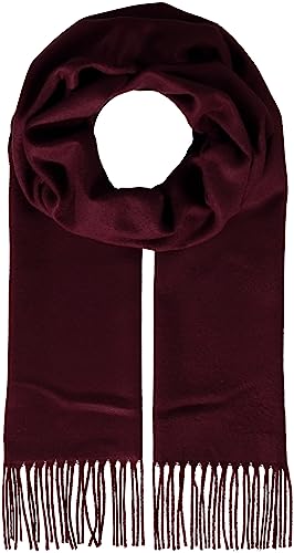 FRAAS Cashmink Schal 30 x 180 cm - Weicher als Kaschmir - Made in Germany - Schal einfarbig für Damen und Herren - Perfekt für Herbst und Winter Wine von FRAAS