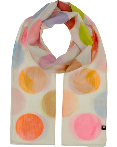 FRAAS Stola mit Aquarell-Punkten - 65 x 180 cm - Schal in Baumwoll-Seide-Mischung von FRAAS