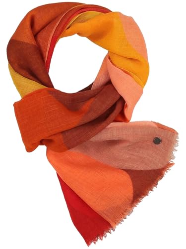 FRAAS Stola mit Punkte-Muster - 70 x 180 cm - Wollschal mit geometrischem Design für Damen von FRAAS