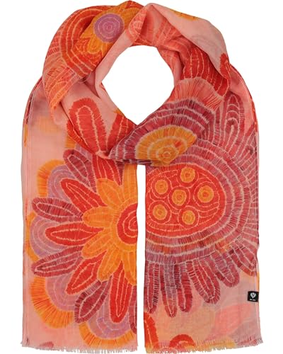 FRAAS Stola mit floralem Design - 70 x 180 cm - leichter Schal mit Blumen-Muster - Sustainability Edition Soft Apricot von FRAAS