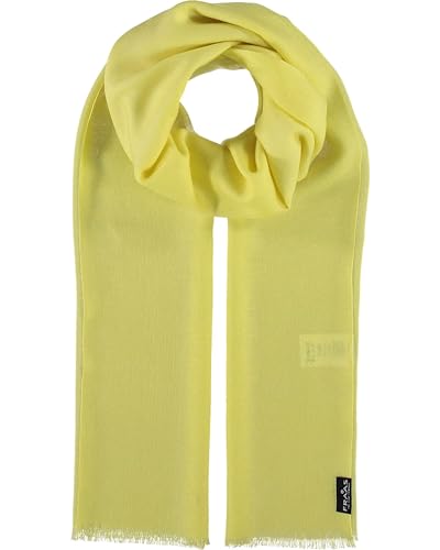 FRAAS Woll-Schal für Damen & Herren - Maße 70 x 190 cm - Damen Schal in vielen verschiedenen Farben - Perfekt für Frühling & Sommer Lemon von FRAAS