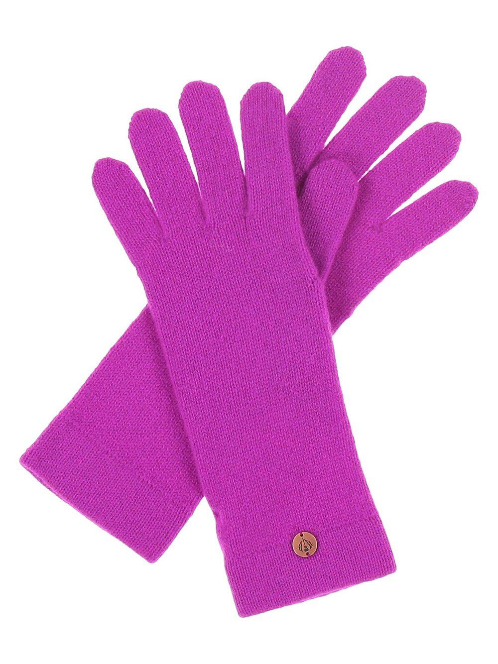 Fraas Handschuhe Damen Cashmere, lila von FRAAS