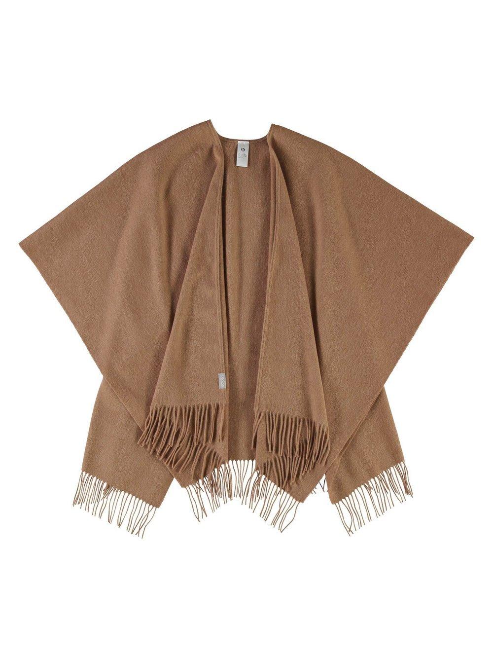 Fraas Poncho Damen Wolle, camel von FRAAS