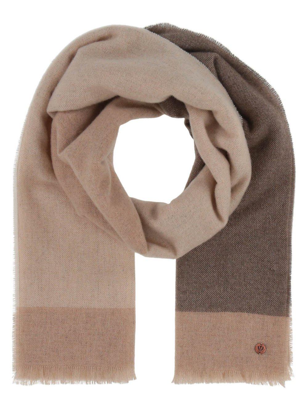 Fraas Stola Damen Cashmere gestreift, beige von FRAAS