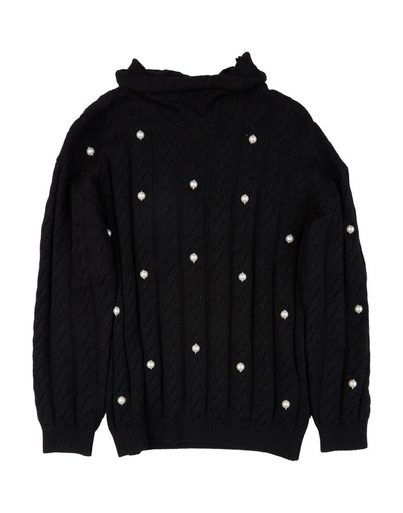 FRACOMINA MINI Rollkragenpullover Kinder Schwarz von FRACOMINA MINI