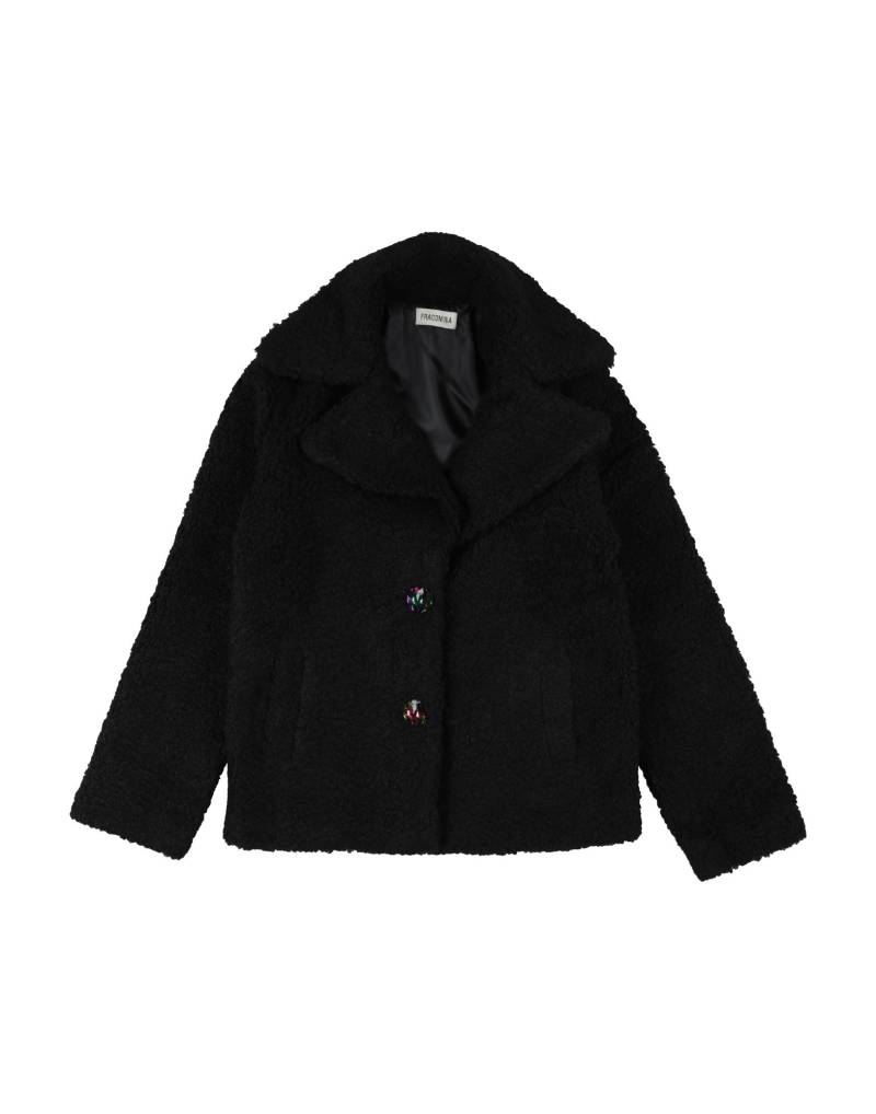 FRACOMINA MINI Shearling- & Kunstfell Kinder Schwarz von FRACOMINA MINI