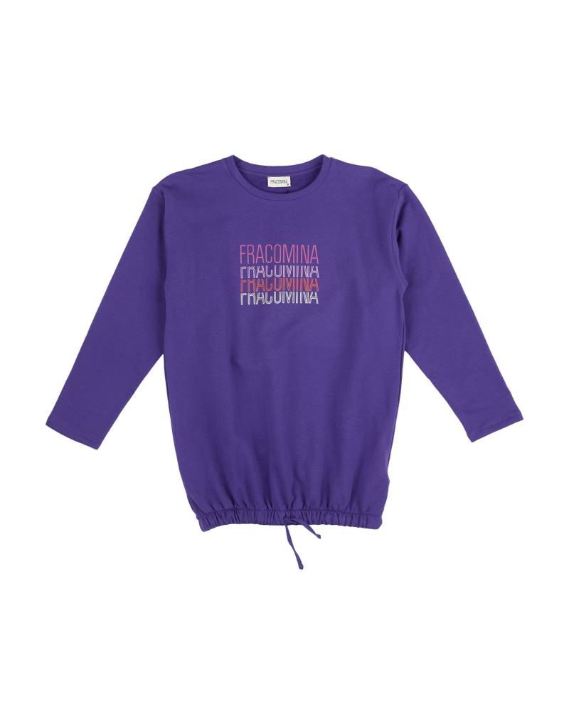 FRACOMINA MINI Sweatshirt Kinder Violett von FRACOMINA MINI