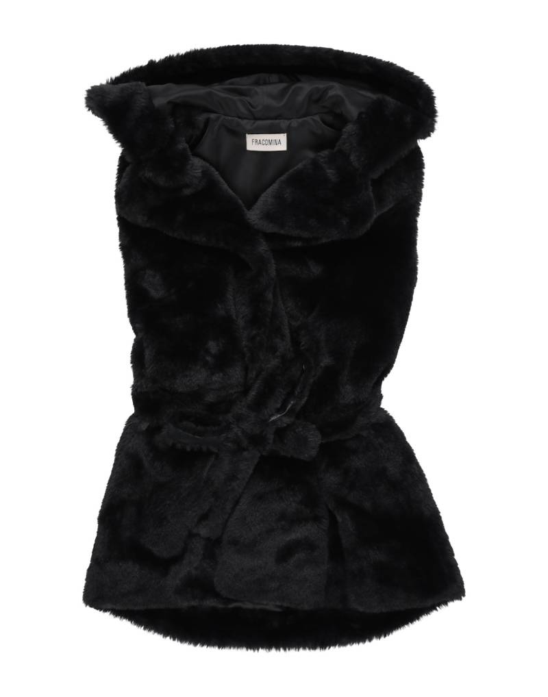 FRACOMINA MINI Shearling- & Kunstfell Kinder Schwarz von FRACOMINA MINI