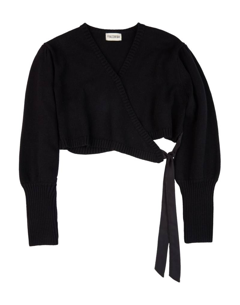 FRACOMINA MINI Wickelpullover Kinder Schwarz von FRACOMINA MINI