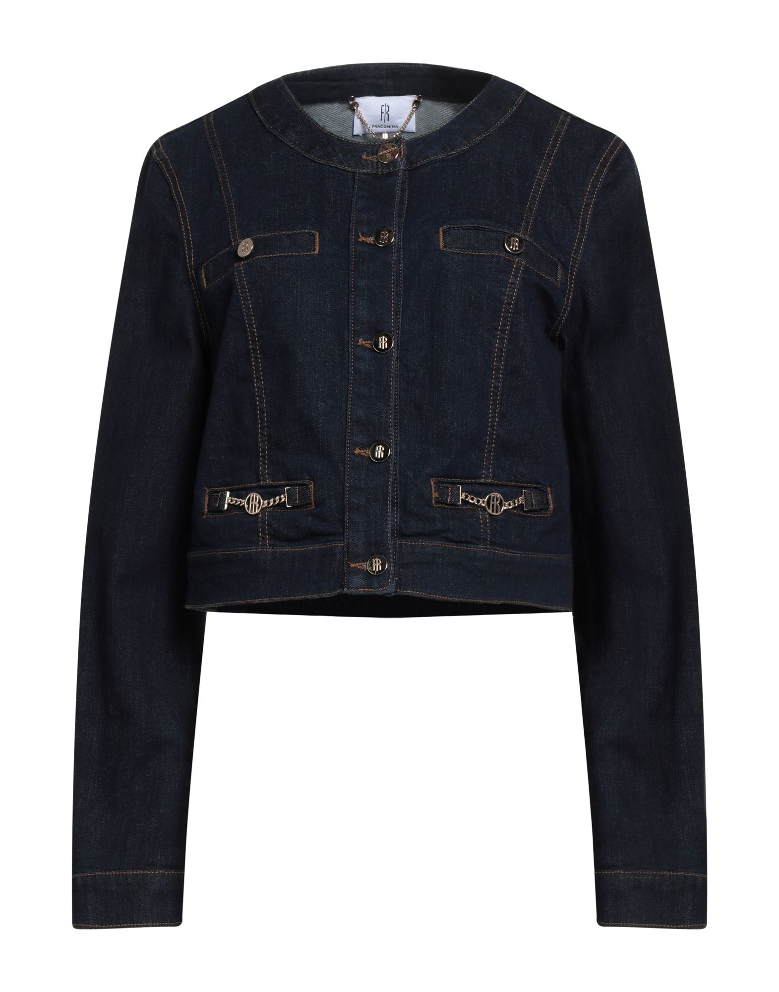 FRACOMINA Jeansjacke/-mantel Damen Blau von FRACOMINA