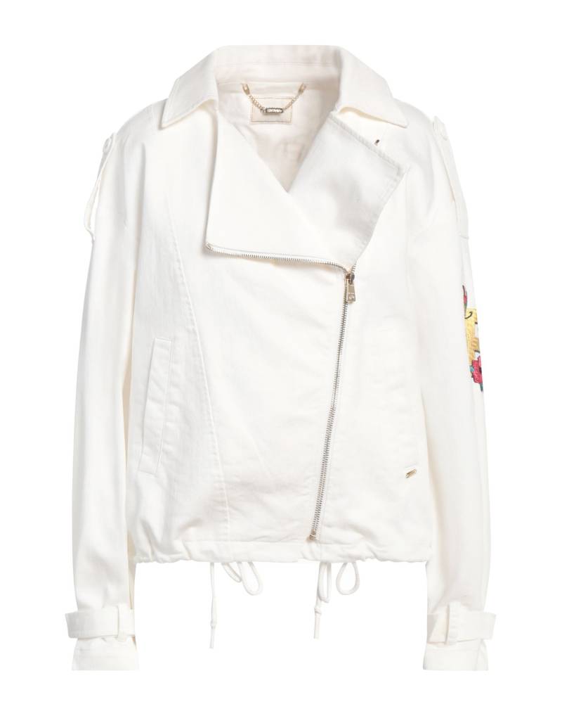 FRACOMINA Jeansjacke/-mantel Damen Weiß von FRACOMINA