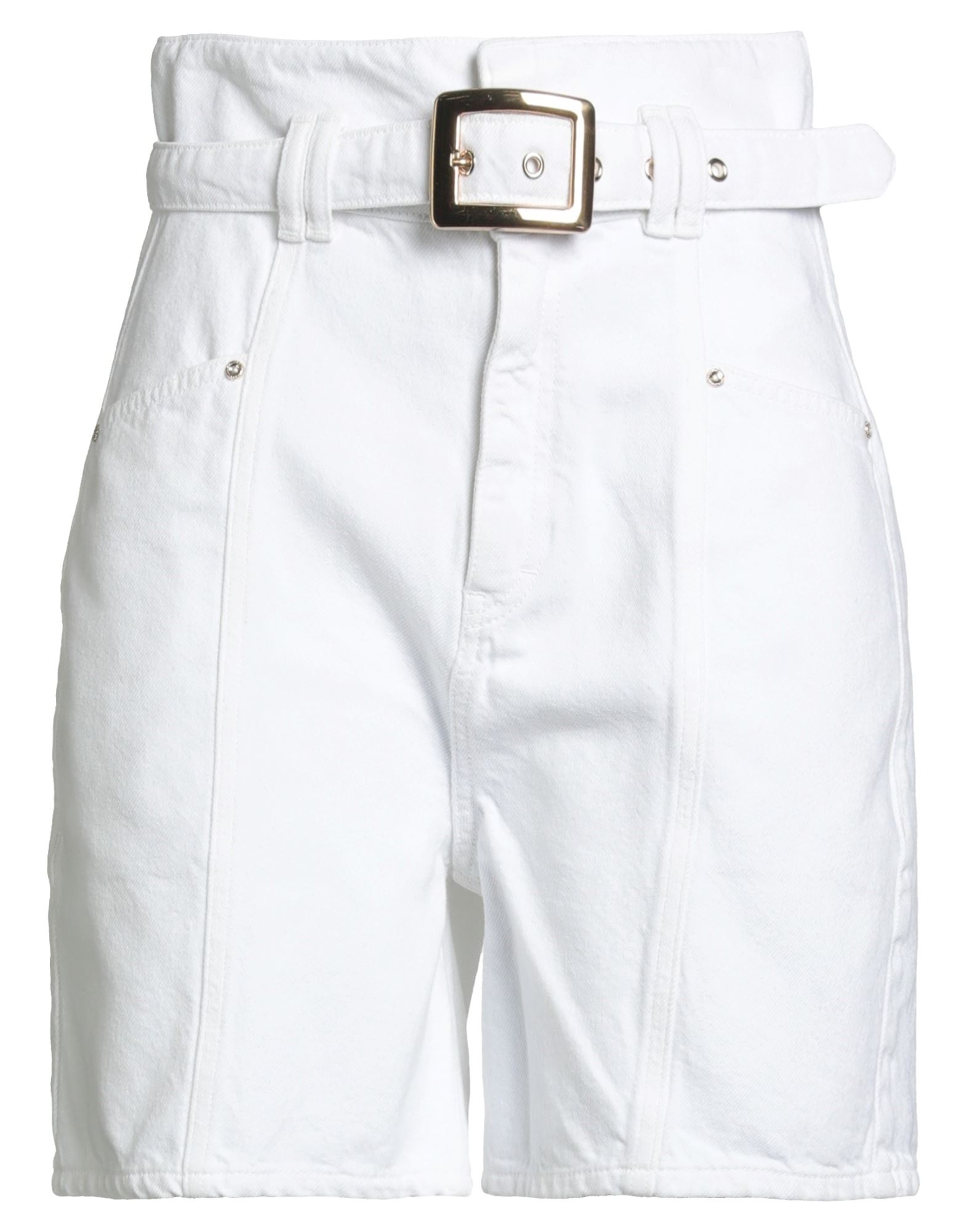 FRACOMINA Jeansshorts Damen Weiß von FRACOMINA