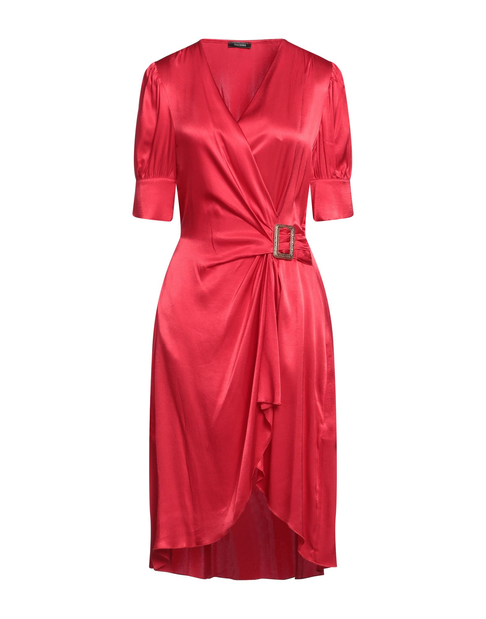 FRACOMINA Midi-kleid Damen Rot von FRACOMINA