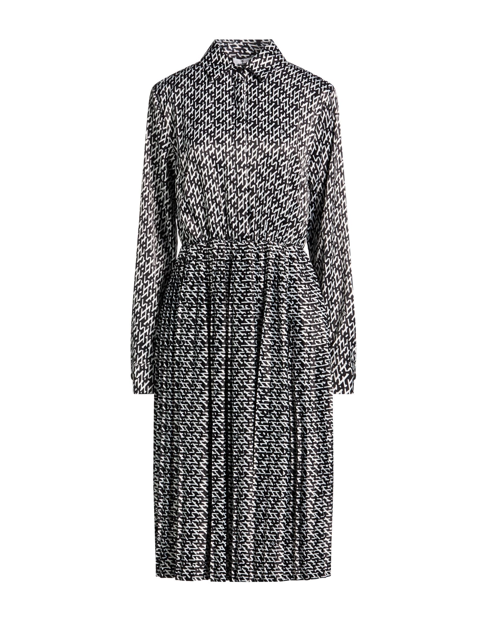 FRACOMINA Midi-kleid Damen Schwarz von FRACOMINA