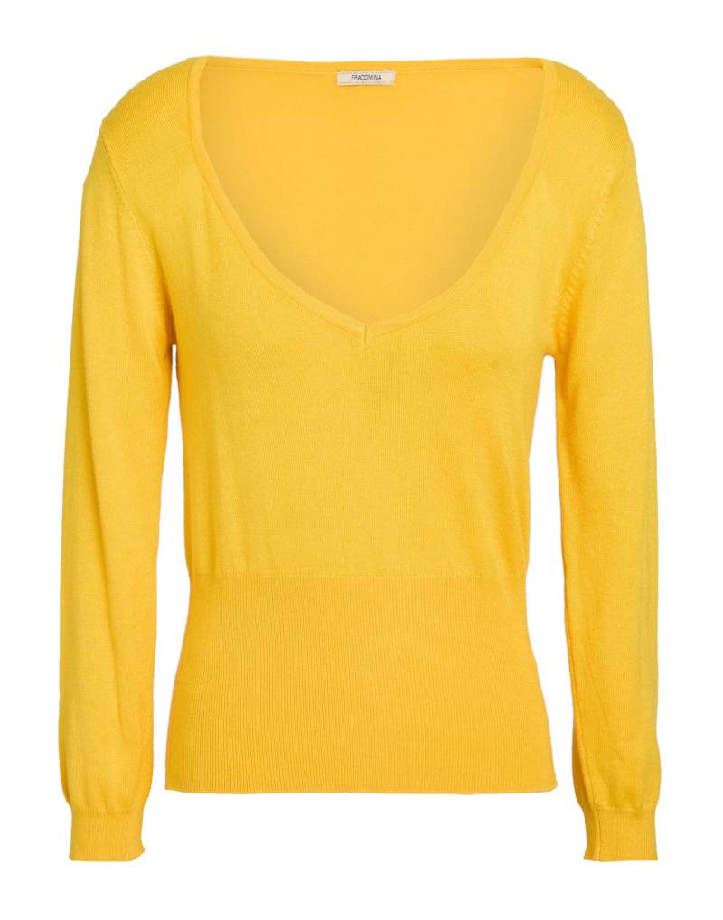 FRACOMINA Pullover Damen Gelb von FRACOMINA