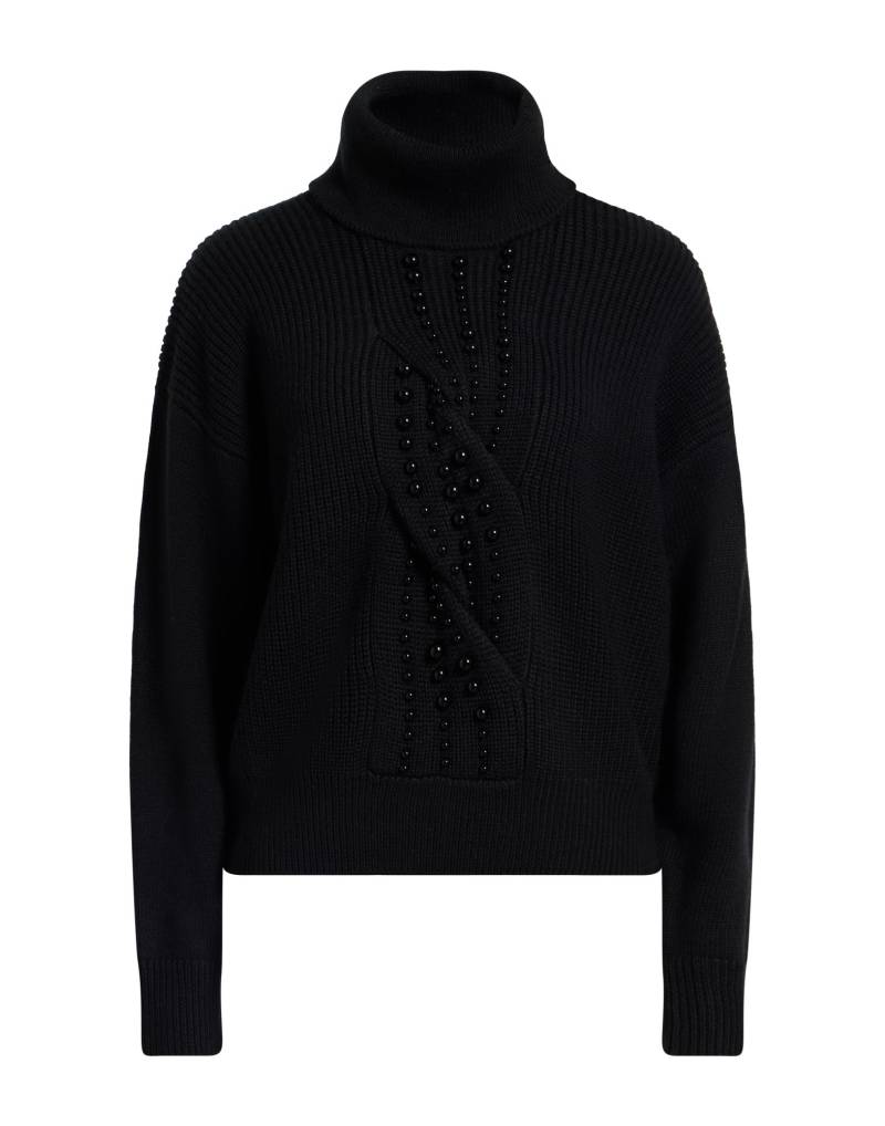 FRACOMINA Rollkragenpullover Damen Schwarz von FRACOMINA