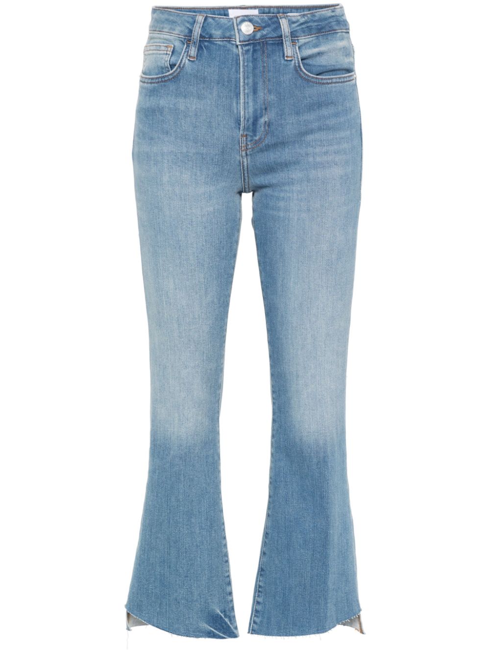 FRAME Bootcut-Jeans mit Tragefalten - Blau von FRAME