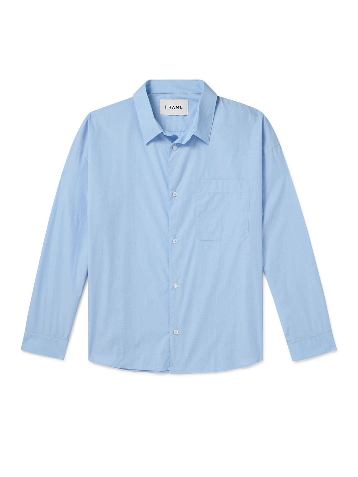 FRAME - Cotton Shirt - Men - Blue - L von FRAME