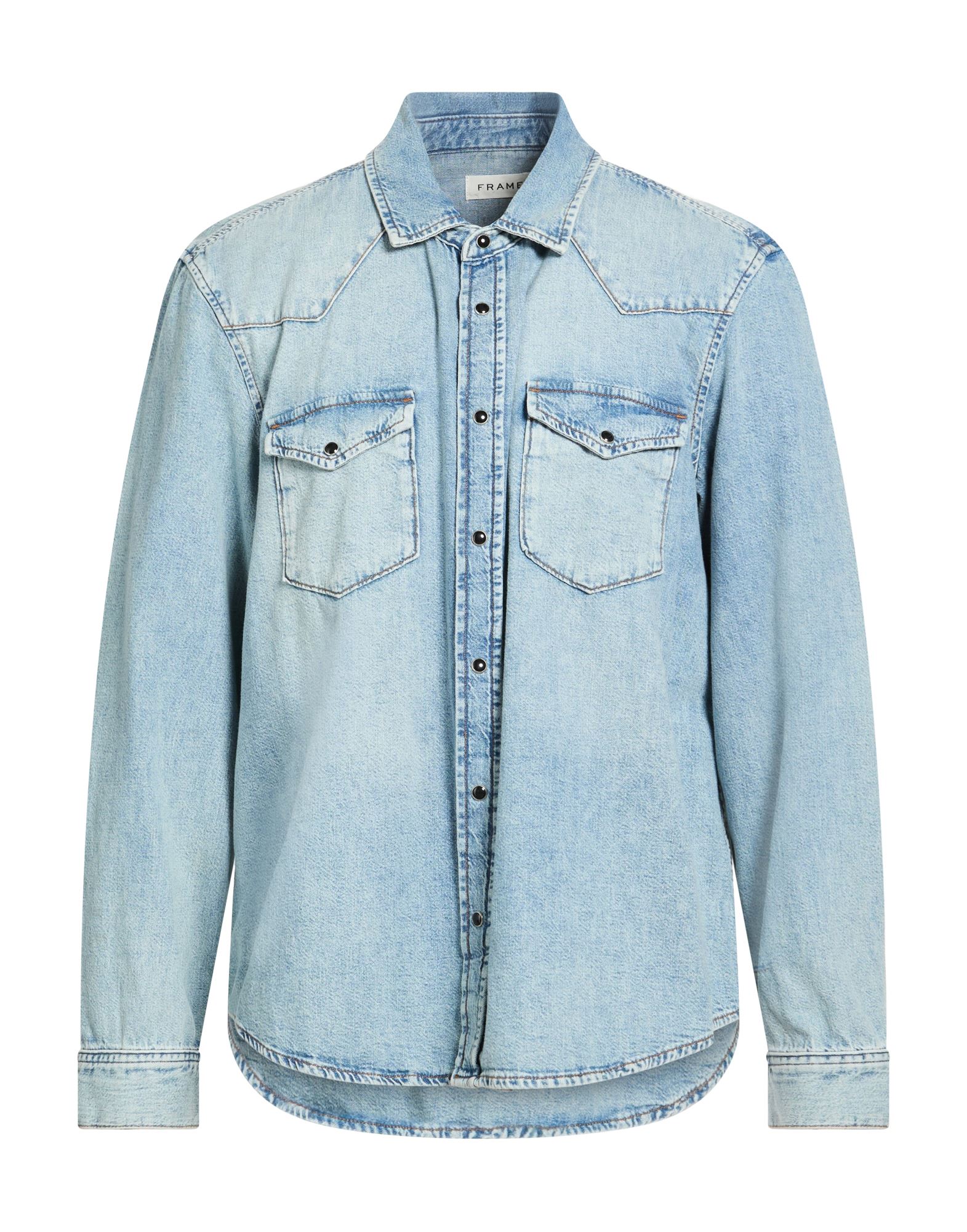 FRAME Jeanshemd Herren Blau von FRAME