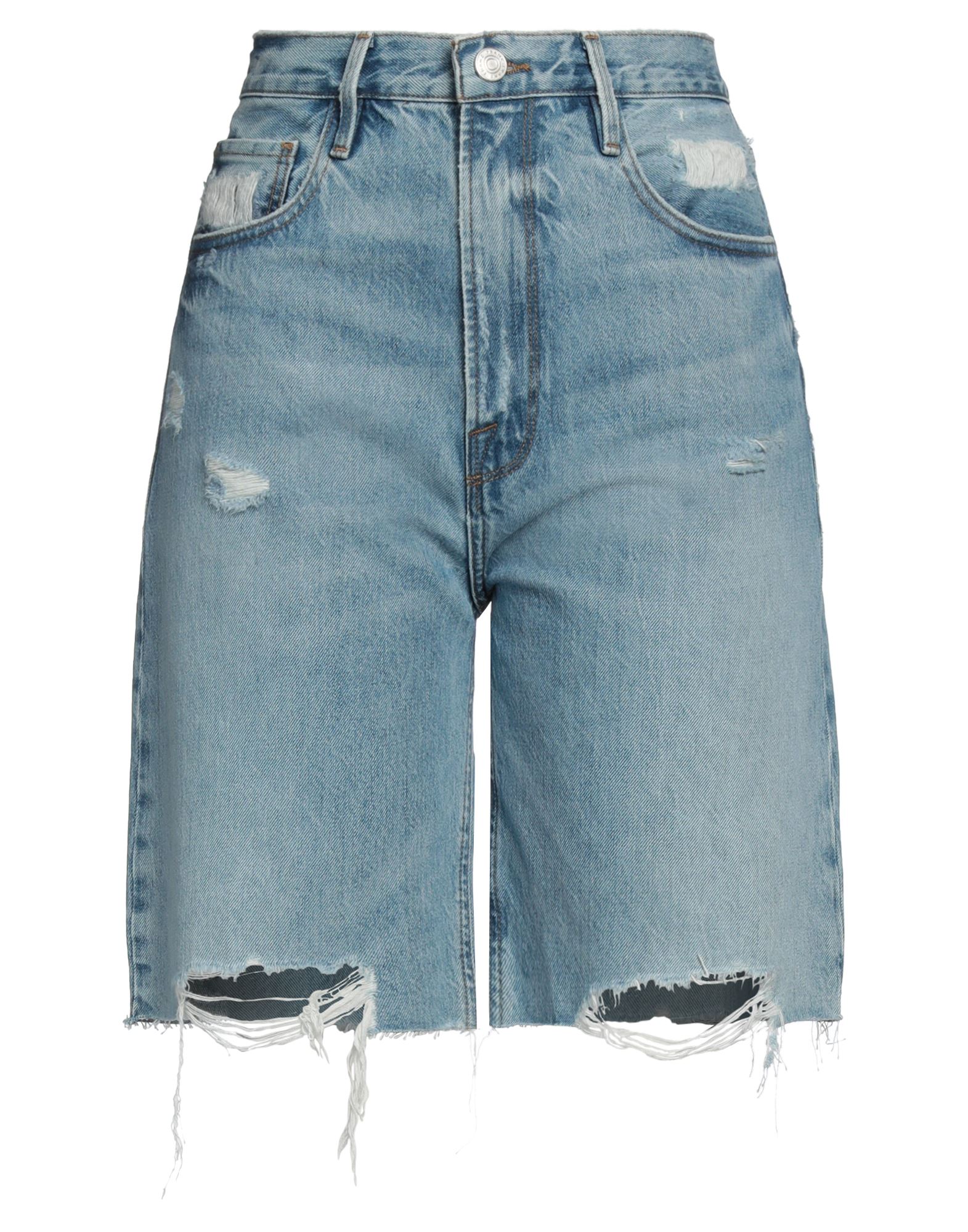 FRAME Jeansshorts Damen Blau von FRAME