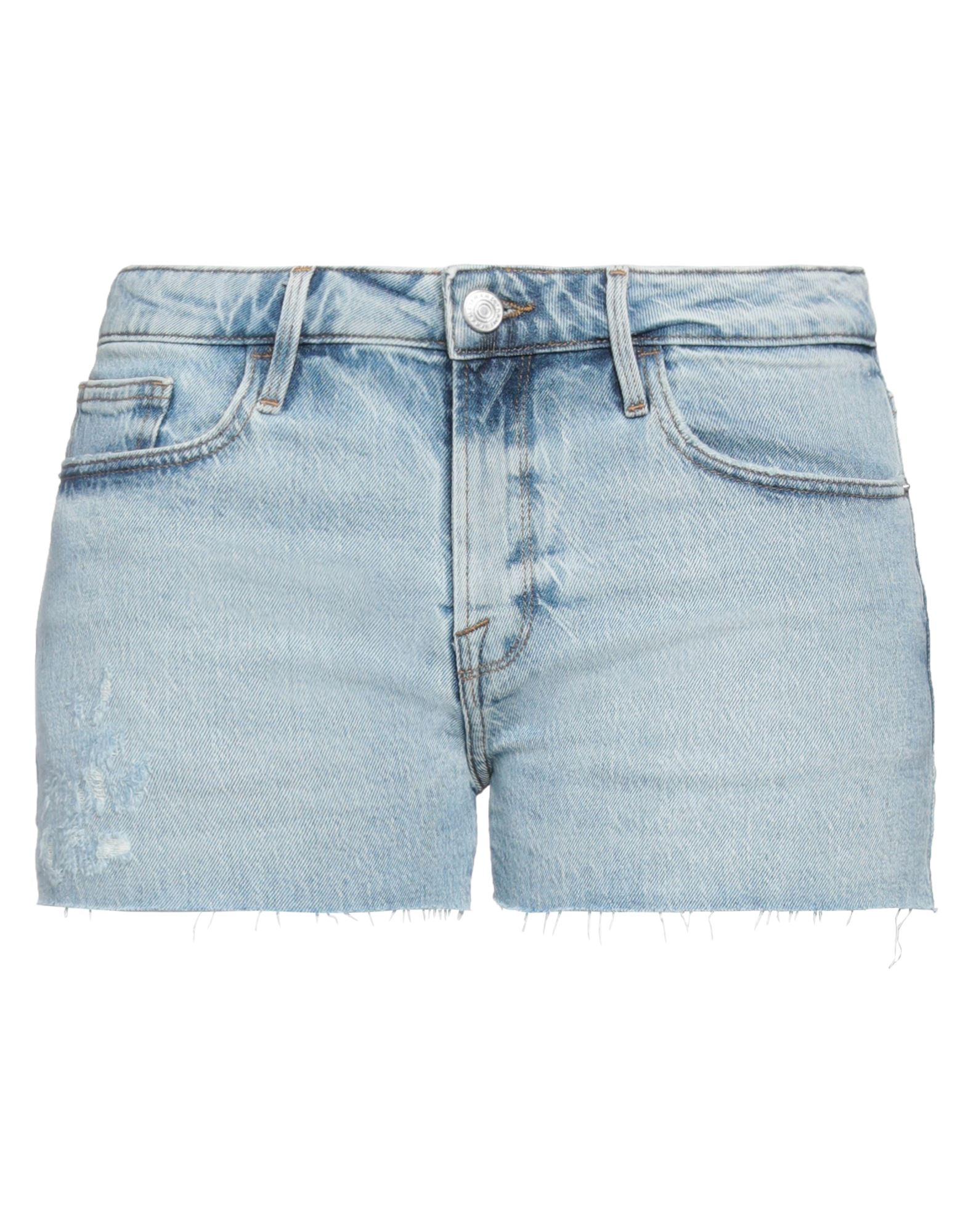 FRAME Jeansshorts Damen Blau von FRAME