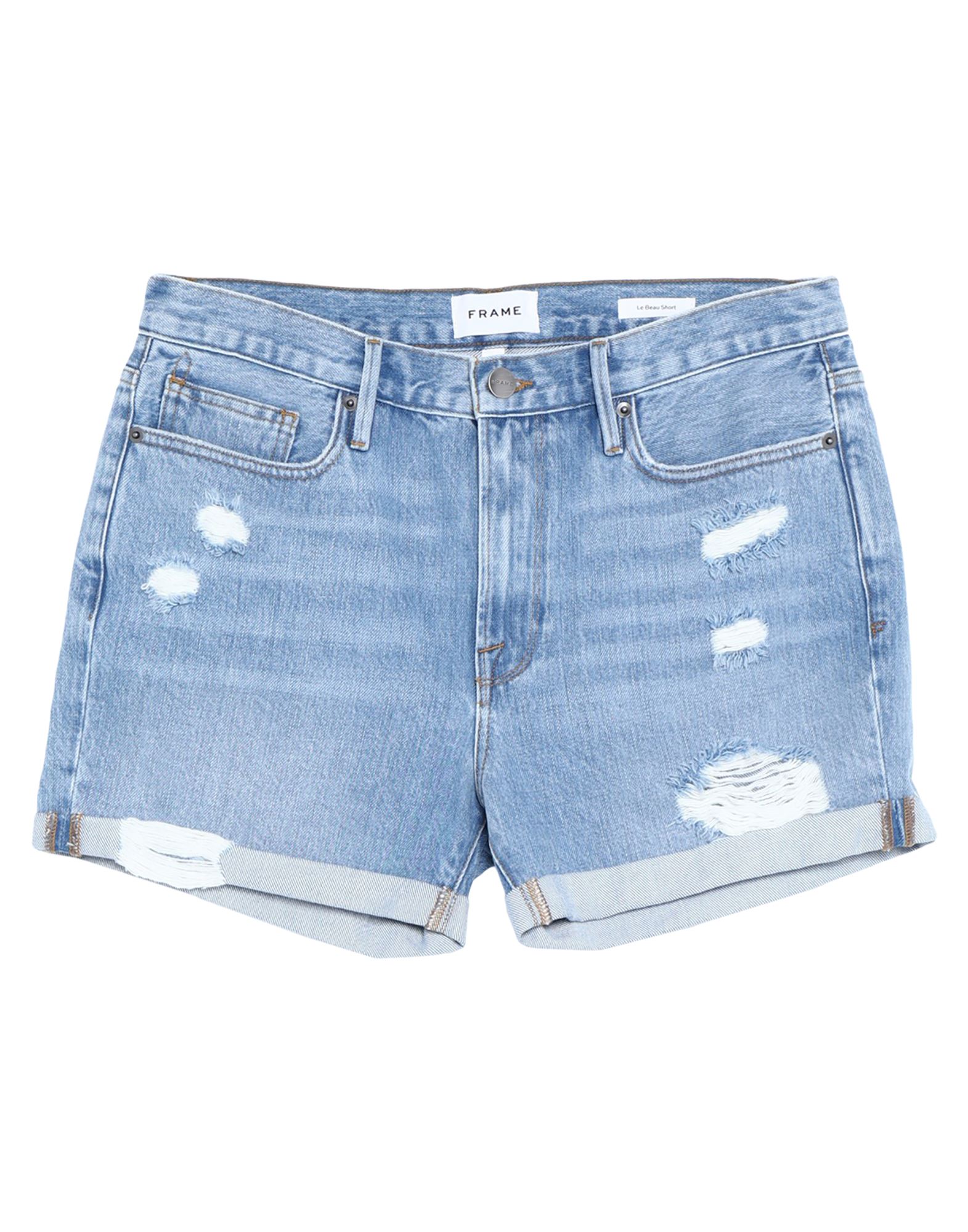 FRAME Jeansshorts Damen Blau von FRAME