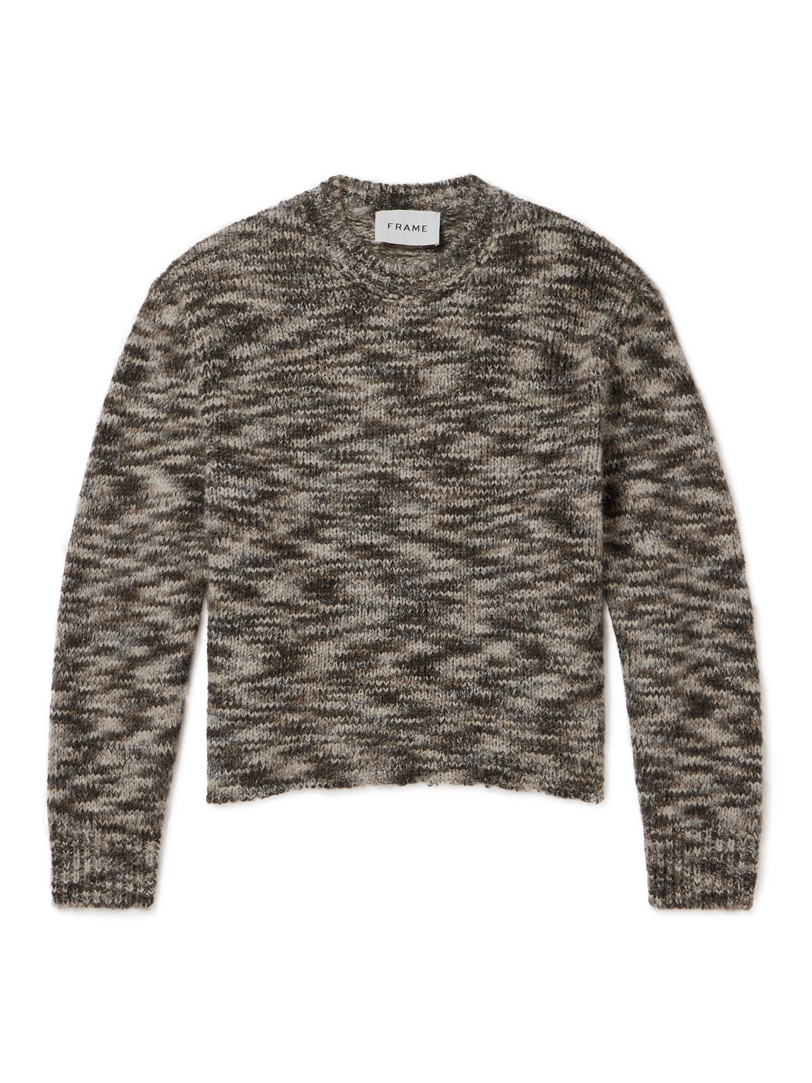 FRAME - Knitted Sweater - Men - Brown - XL von FRAME