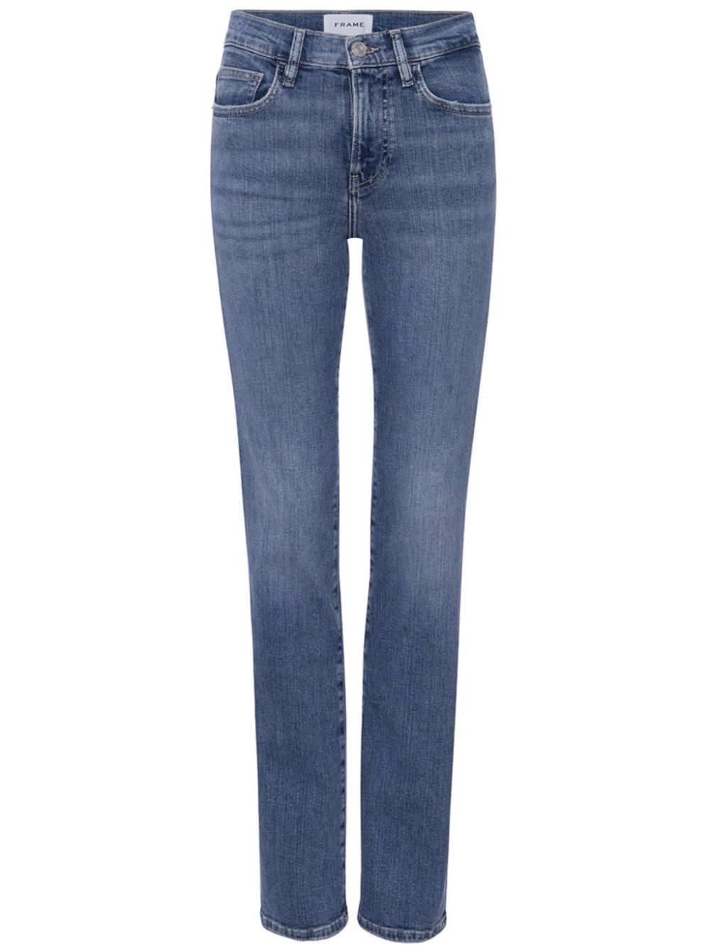 FRAME Le High Straight-Leg-Jeans - Blau von FRAME